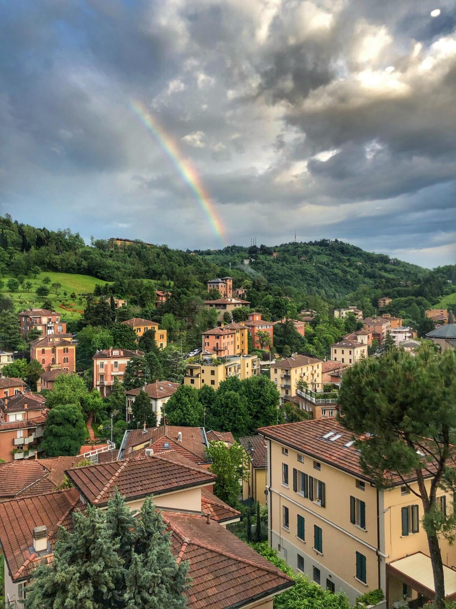 Splendido Attico Tra I Colli, Centro Storico E Ospedale Rizzoli Apartamento Bolonha Exterior foto